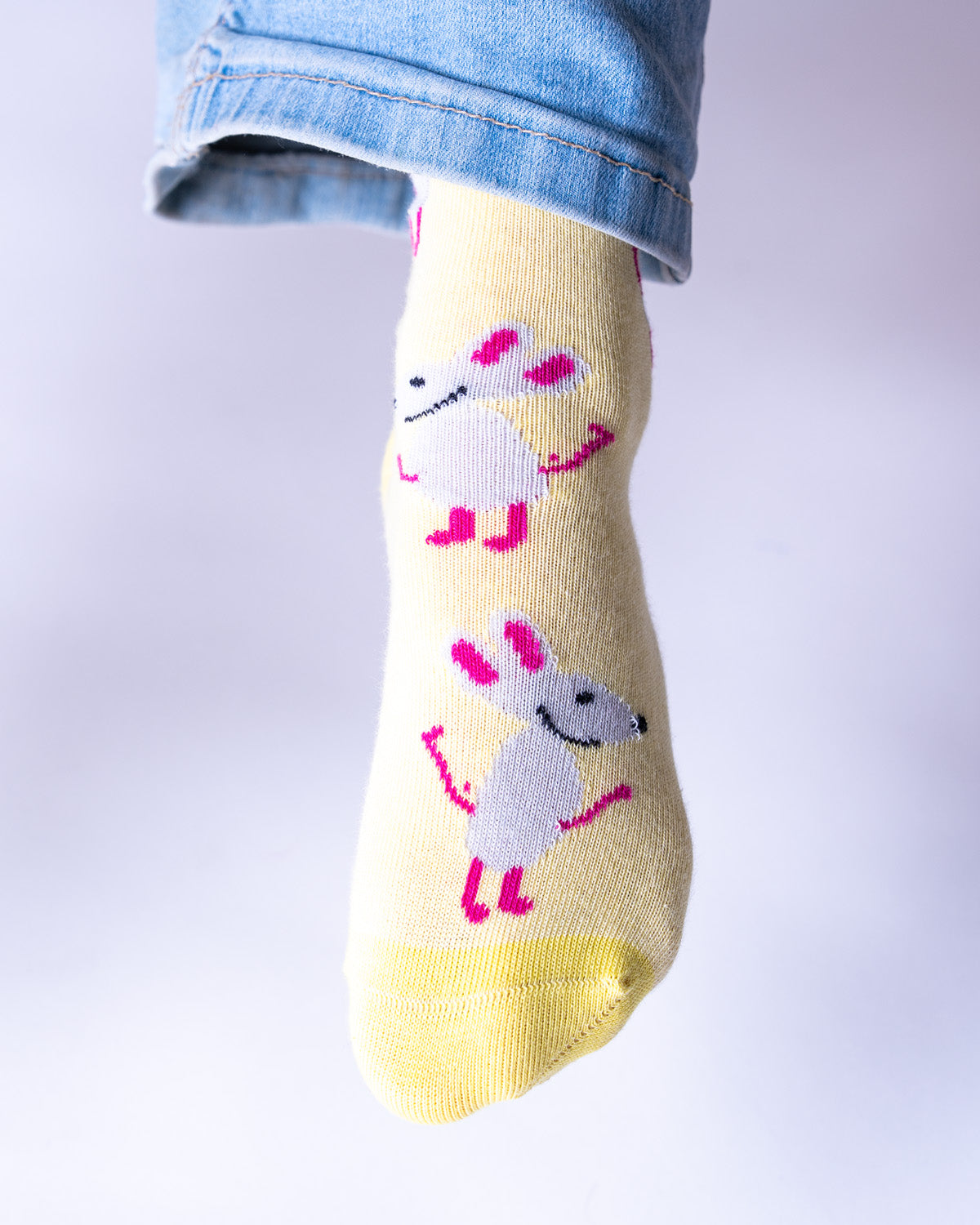 Kindersocken 3er Set – Mäuse, Pinguine & Flamamingo