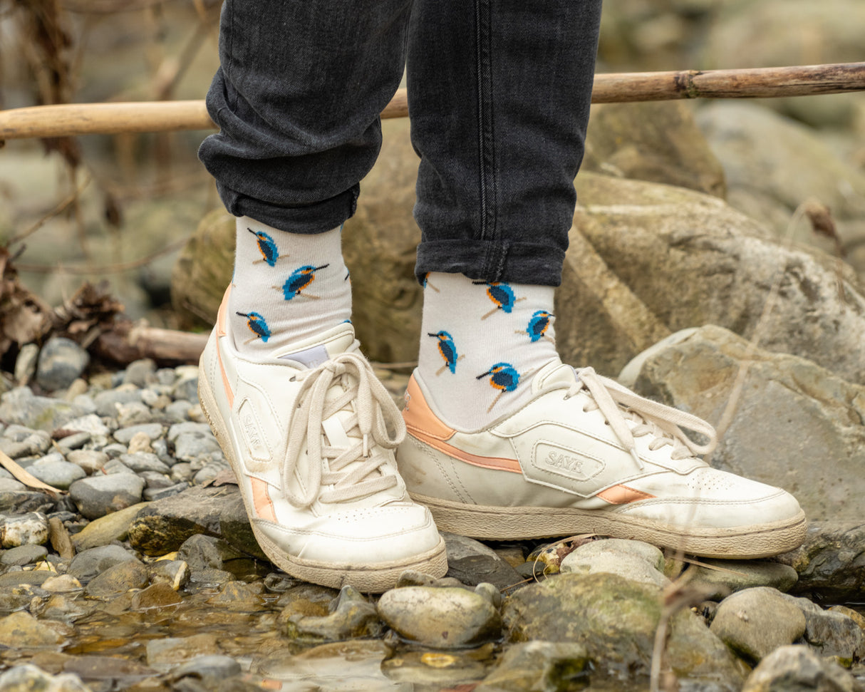 Socken Eisvogel