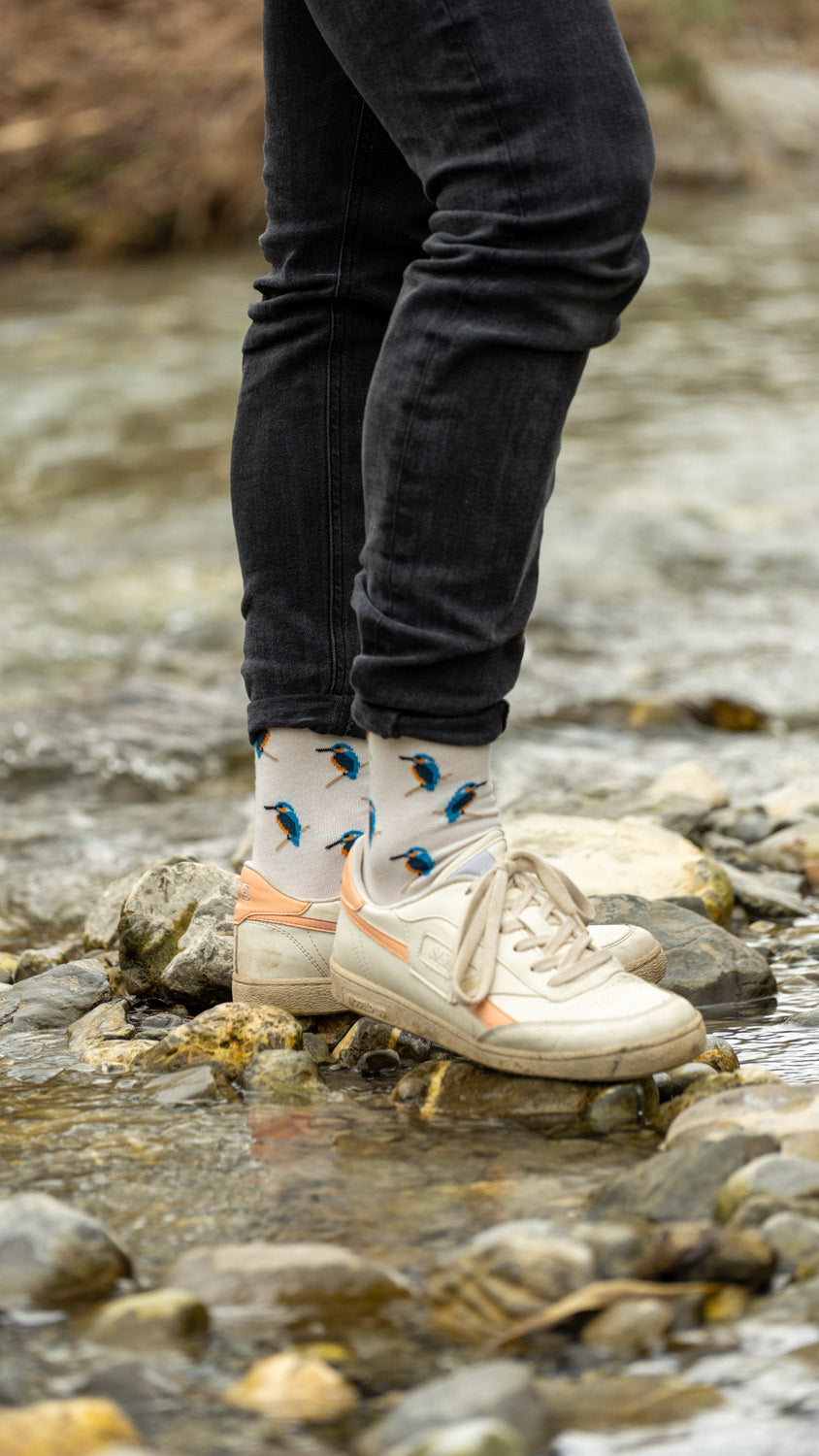 Socken Eisvogel