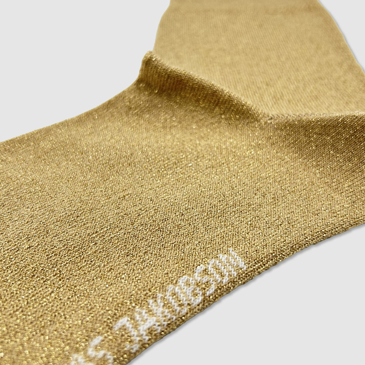 Glitzersocken gold