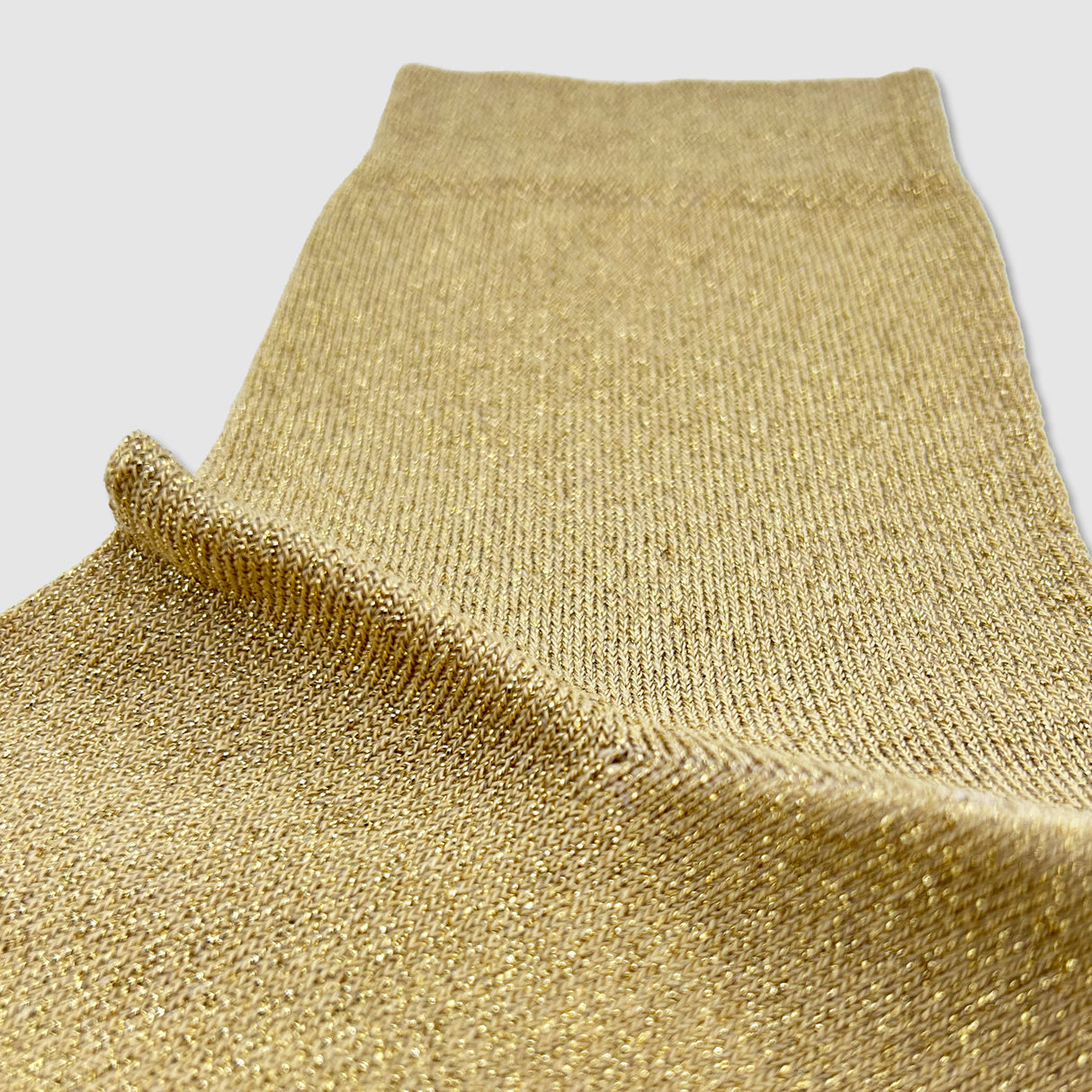 Glitzersocken gold