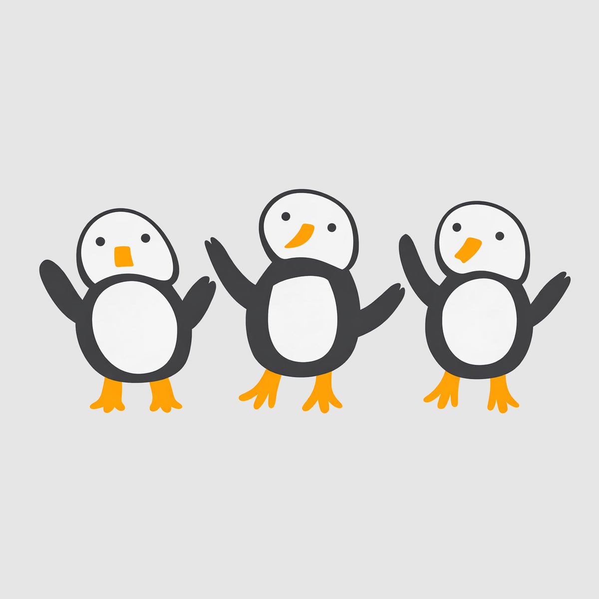 Kindersocken 3er Set – Mäuse, Pinguine & Flamamingo