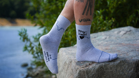 Rhyliebi Socken am Rhein in Basel