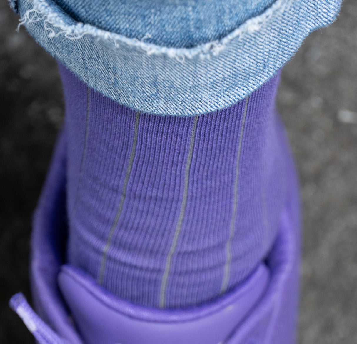 Feinrippsocken uni