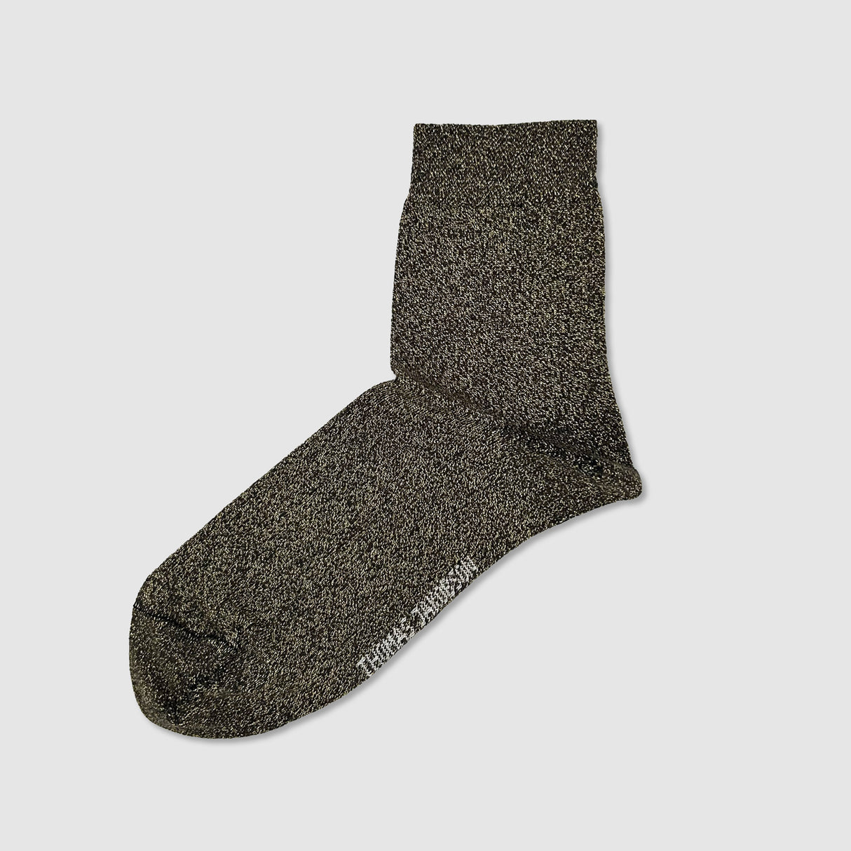 Glitzersocken braun