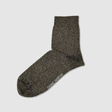 Glitzersocken braun