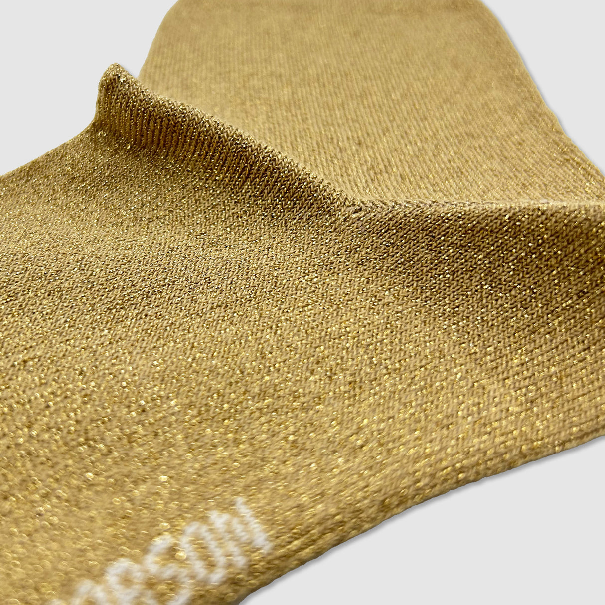 Glitzersocken gold